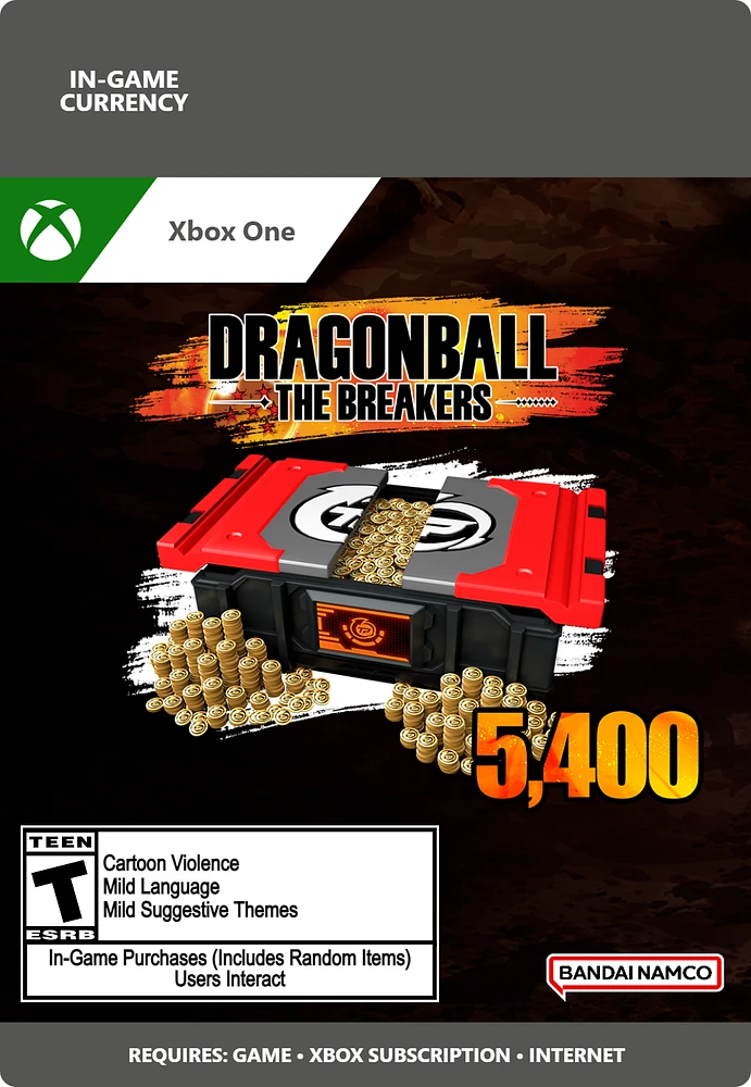 DRAGON BALL: THE BREAKERS - TP Token 5400 - Xbox One