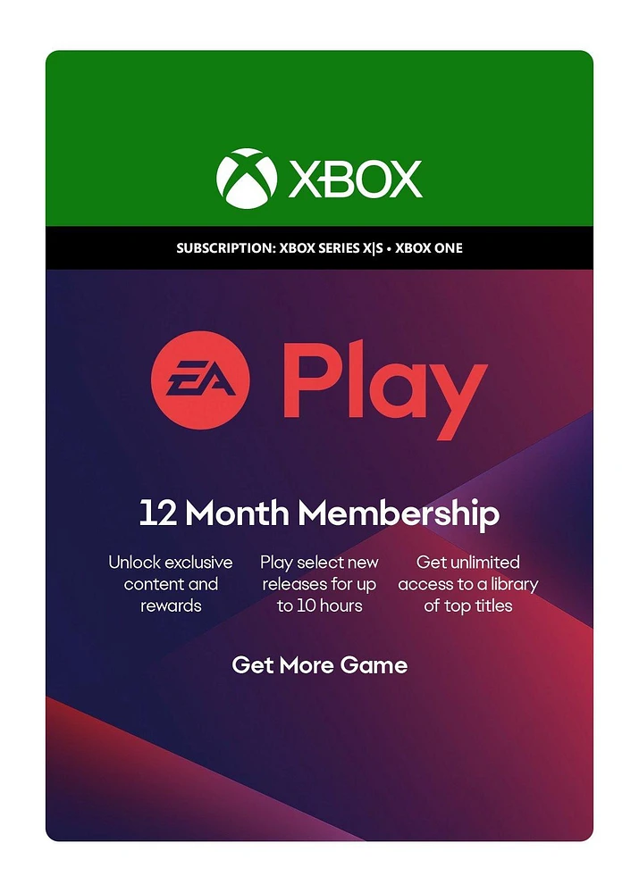 EA Play 12 Month Subscription - Xbox Series X