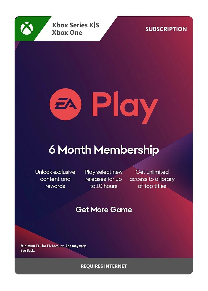 EA Play 6 Month Subscription - Xbox Series X