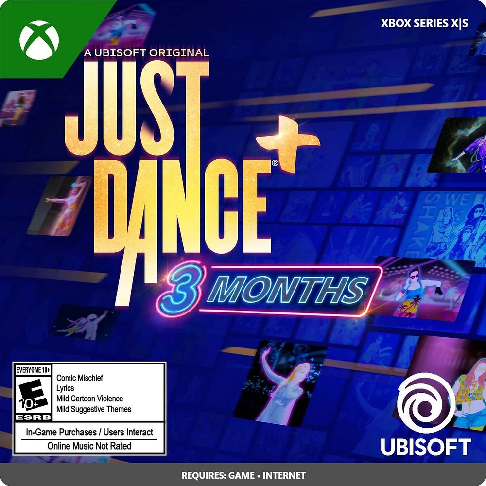 Just Dance Plus 3 Month Pass - Xbox Series X