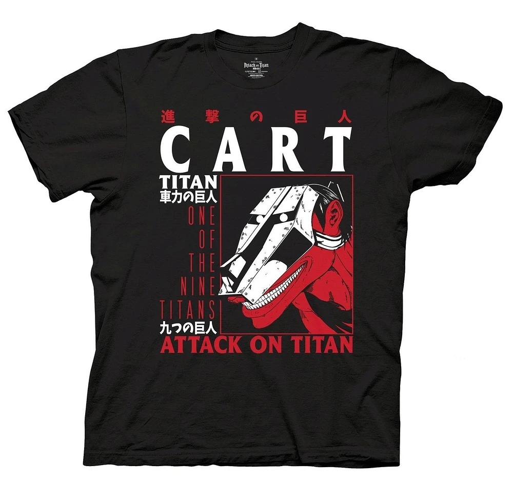 Attack on Titan Colossal Titan Black Short Sleeve T-Shirt