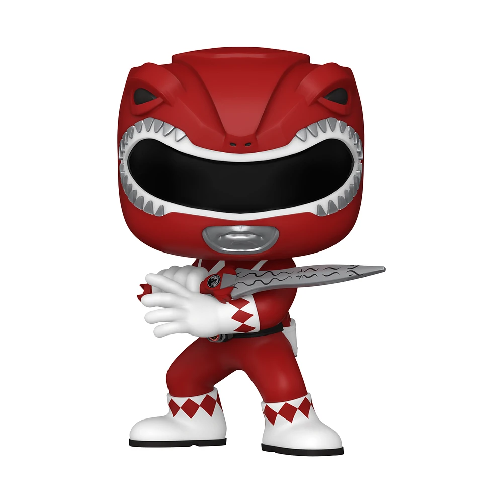 Funko POP! Television: Mighty Morphin Power Rangers 30th Anniversary Red Ranger 3.8-in Vinyl Figure