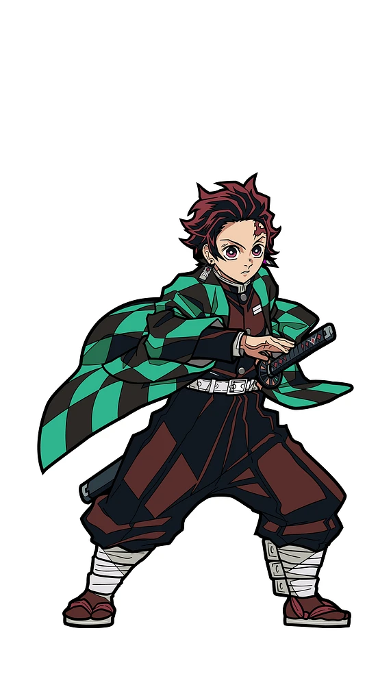 FiGPiN Demon Slayer: Kimetsu no Yaiba Tanjiro Kamado 3-in Collectible Enamel Pin