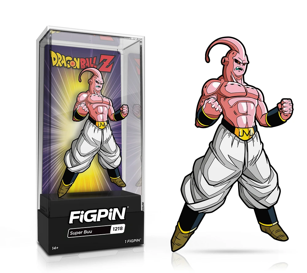 FiGPiN Dragon Ball Z Super Buu (Majin Buu) 3-in Collectible Enamel Pin GameStop Exclusive
