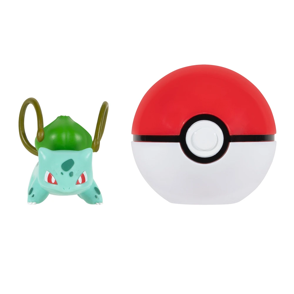 Jazwares Pokemon Clip N Go Bulbasaur and Poke Ball