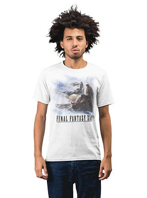 Geeknet Final Fantasy XVI Unisex White Cotton T-Shirt GameStop Exclusive