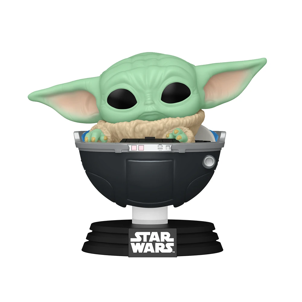 Funko POP! Television: Star Wars The Mandalorian Grogu 4.55-in Vinyl Bobblehead Figure