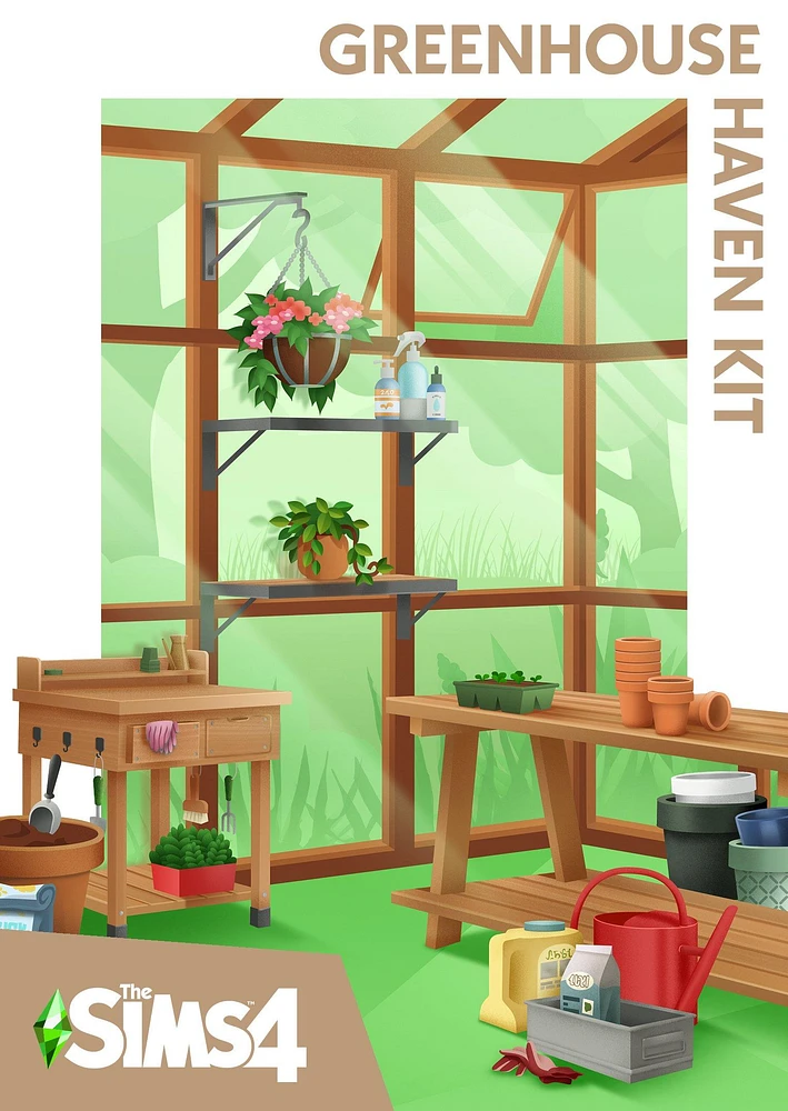 The Sims 4 Greenhouse Haven Kit DLC
