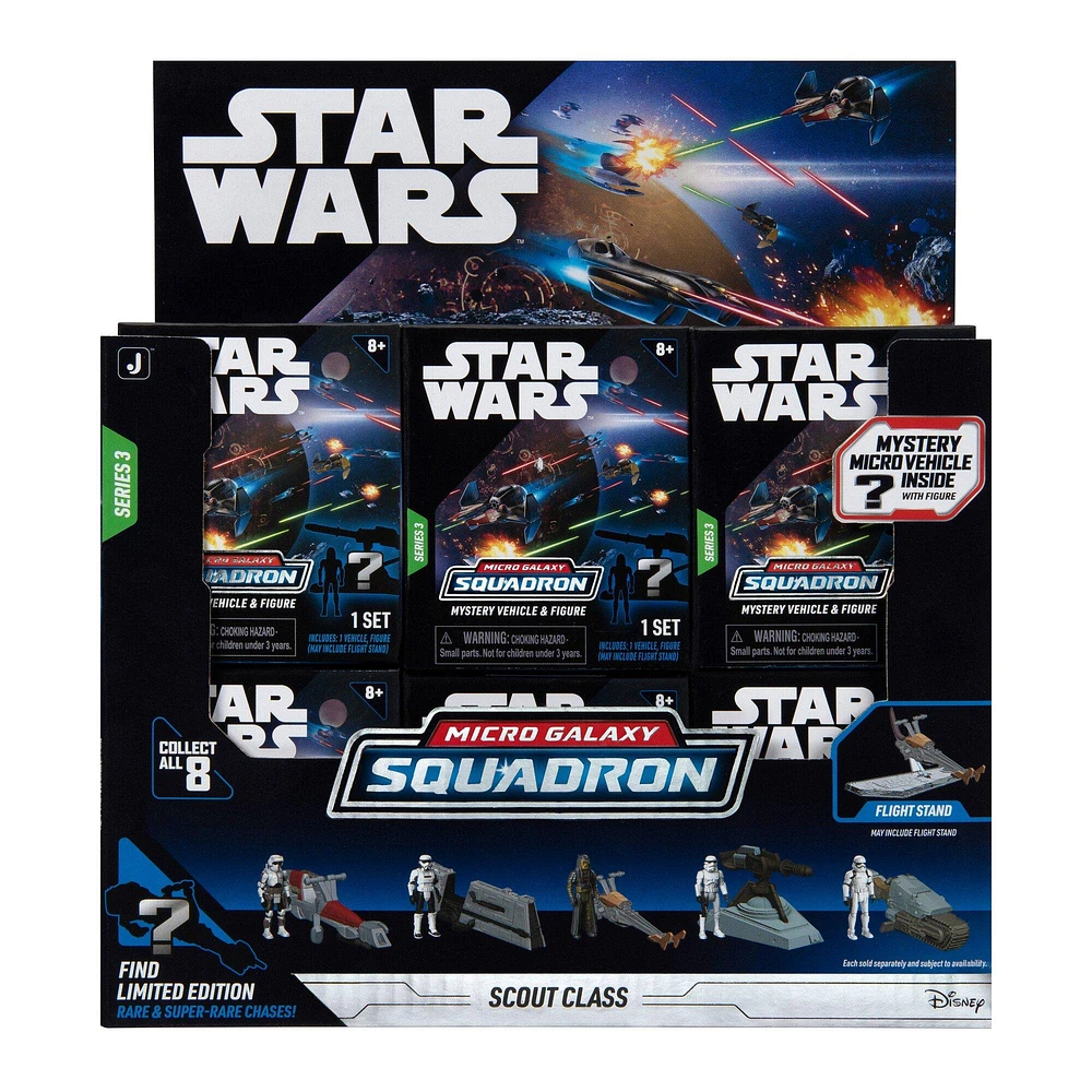 Jazwares Star Wars Micro Vehicles Blind Vehicle and Figure Set (Styles May Vary)