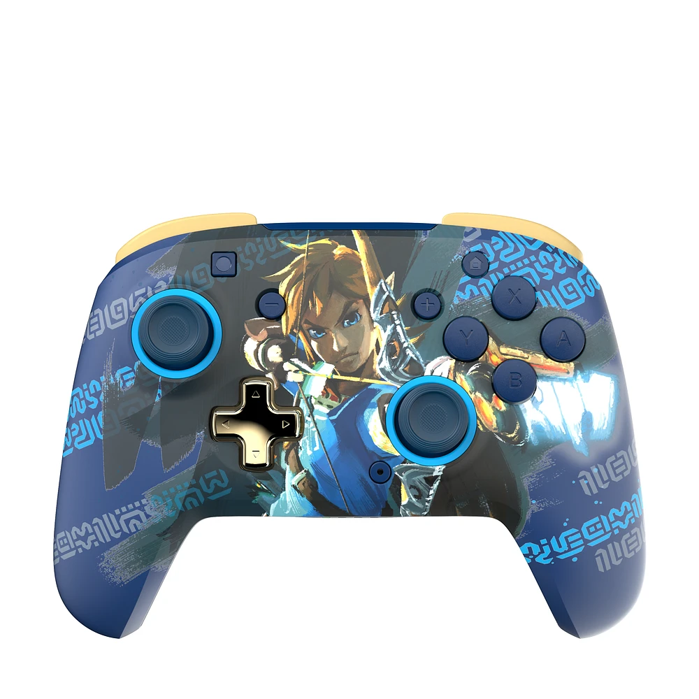 PDP REMATCH GLOW Wireless Controller for Nintendo Switch, Nintendo Switch - OLED Model, and Nintendo Switch Lite - Link Hero