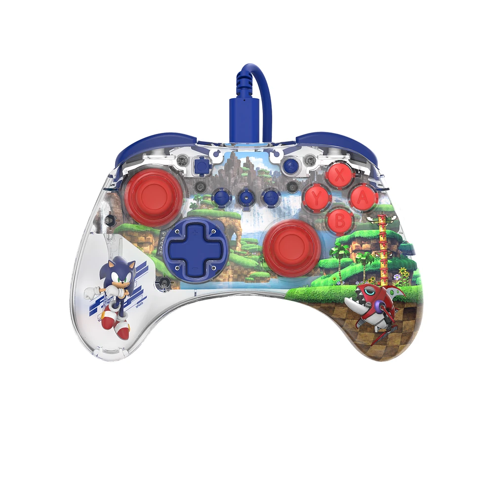 PDP Realmz Wired Controller for Nintendo Switch Sonic the Hedgehog