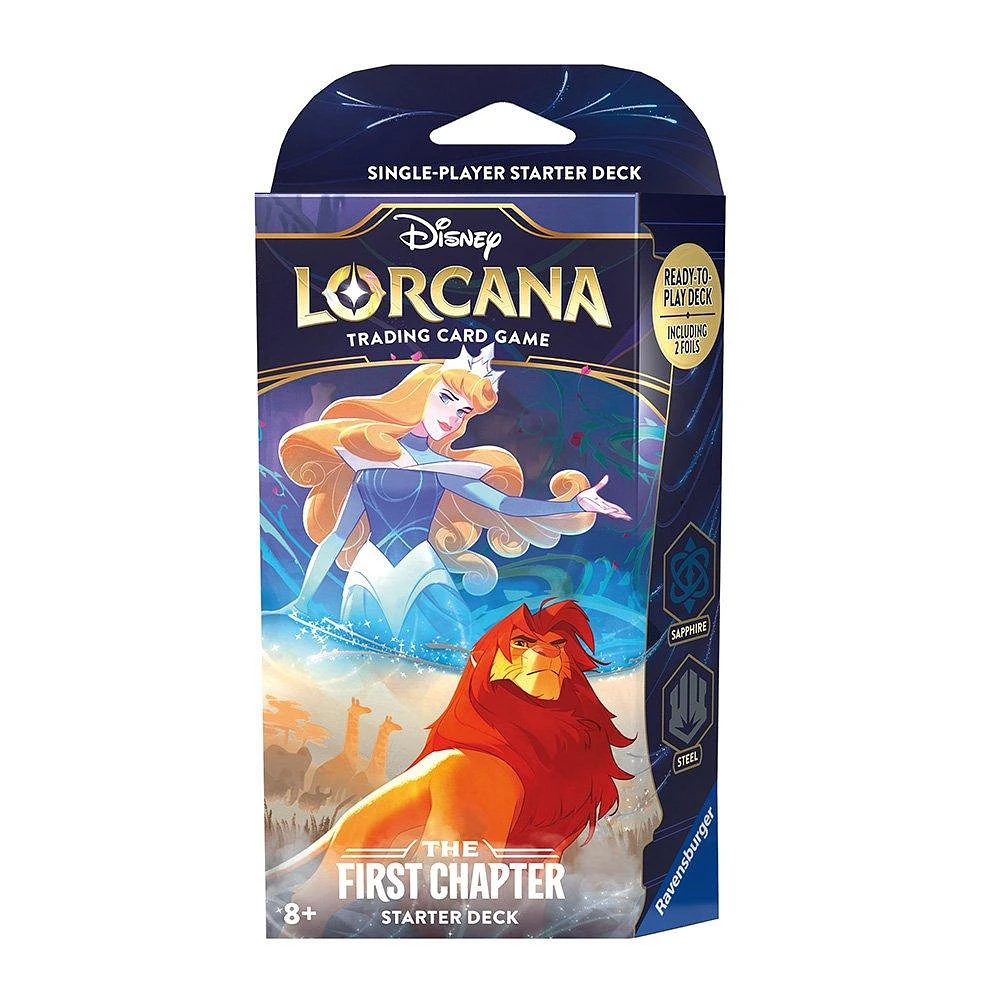 Disney Lorcana Trading Card Game Starter Deck Sapphire and Steel