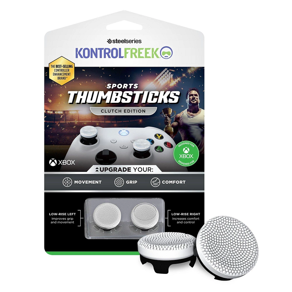 KontrolFreek Clutch Sports Precision Aim Thumbsticks for Xbox Series X/S and Xbox One - Clutch