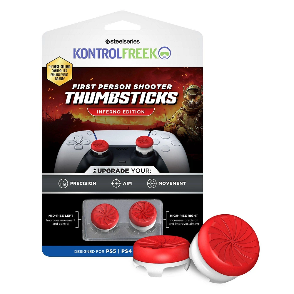 KontrolFreek FPS Precision Aim Thumbstick Inferno - PlayStation 5