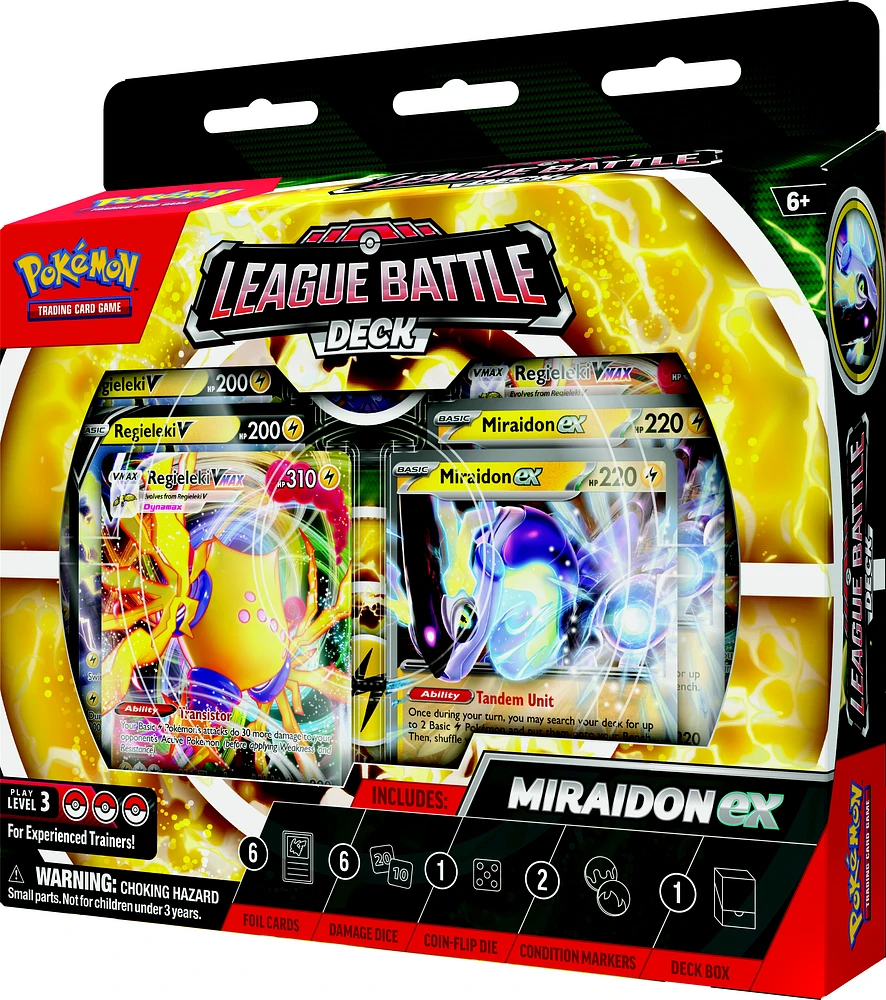 Pokemon Trading Card Game: Miraidon ex and Regieleki ex VMAX Battle Deck