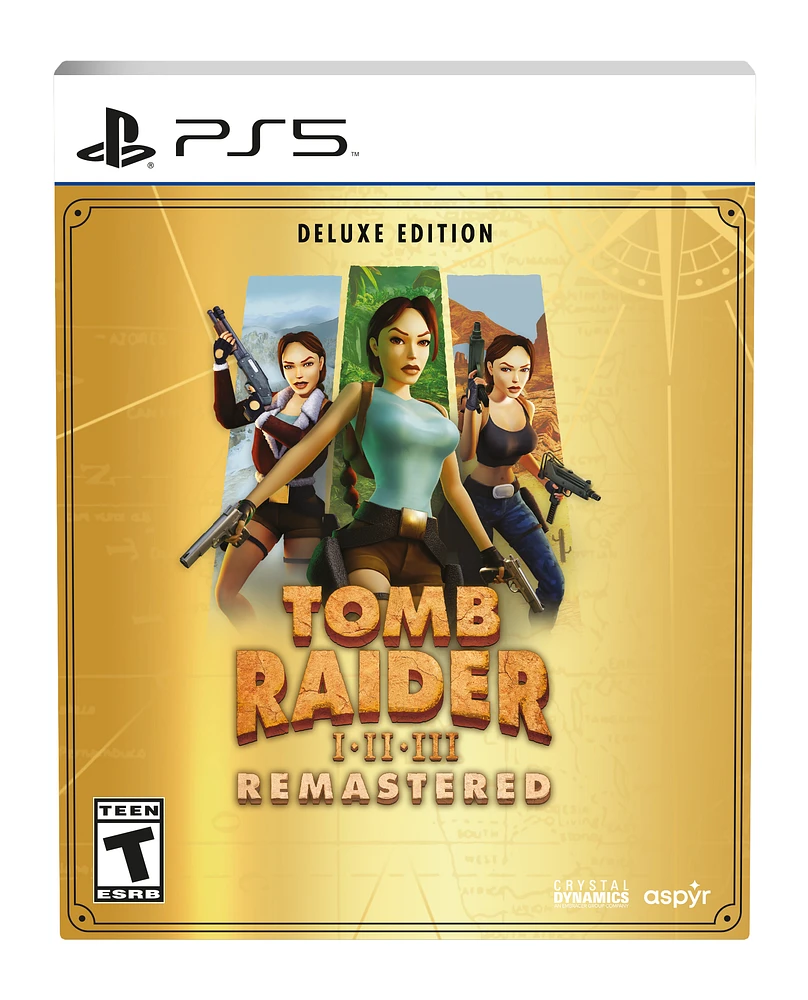 Tomb Raider I-III Remastered Starring Lara Croft Deluxe - PlayStation 5