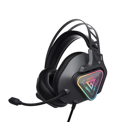 GameStop Wired RGB Pro Headset for PlayStation 5, Xbox Series X/S, Nintendo Switch, and Steam Deck