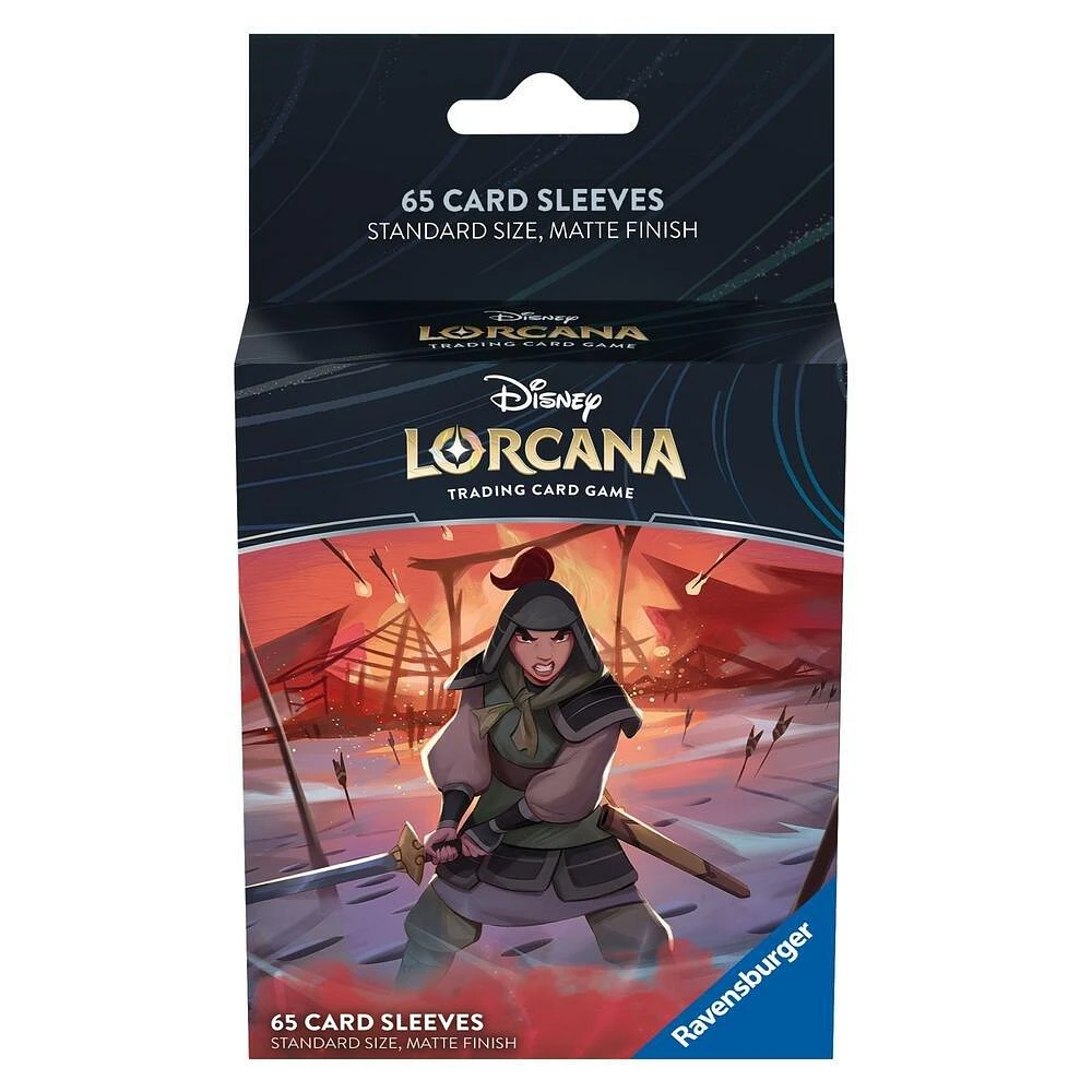 Disney Lorcana: Rise of the Floodborn Card Sleeve Pack (65-Pack) - Mulan