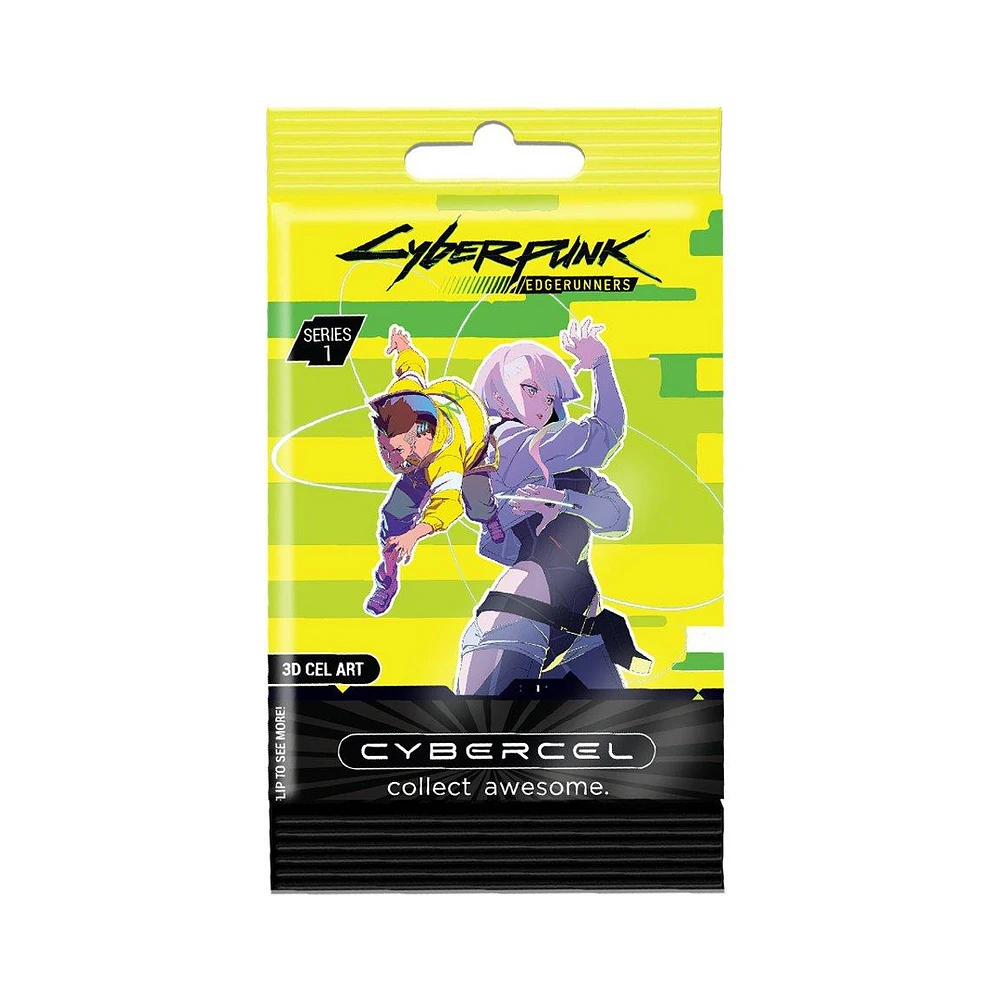 FiGPiN Cybercel CyberPunk Edgerunners Trading Cards Foil Pack Series 1