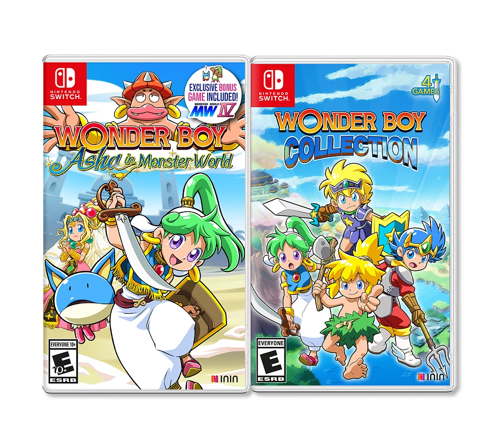 Wonder Boy - Asha in Monster World and Wonder Boy Collection GameStop Exclusive