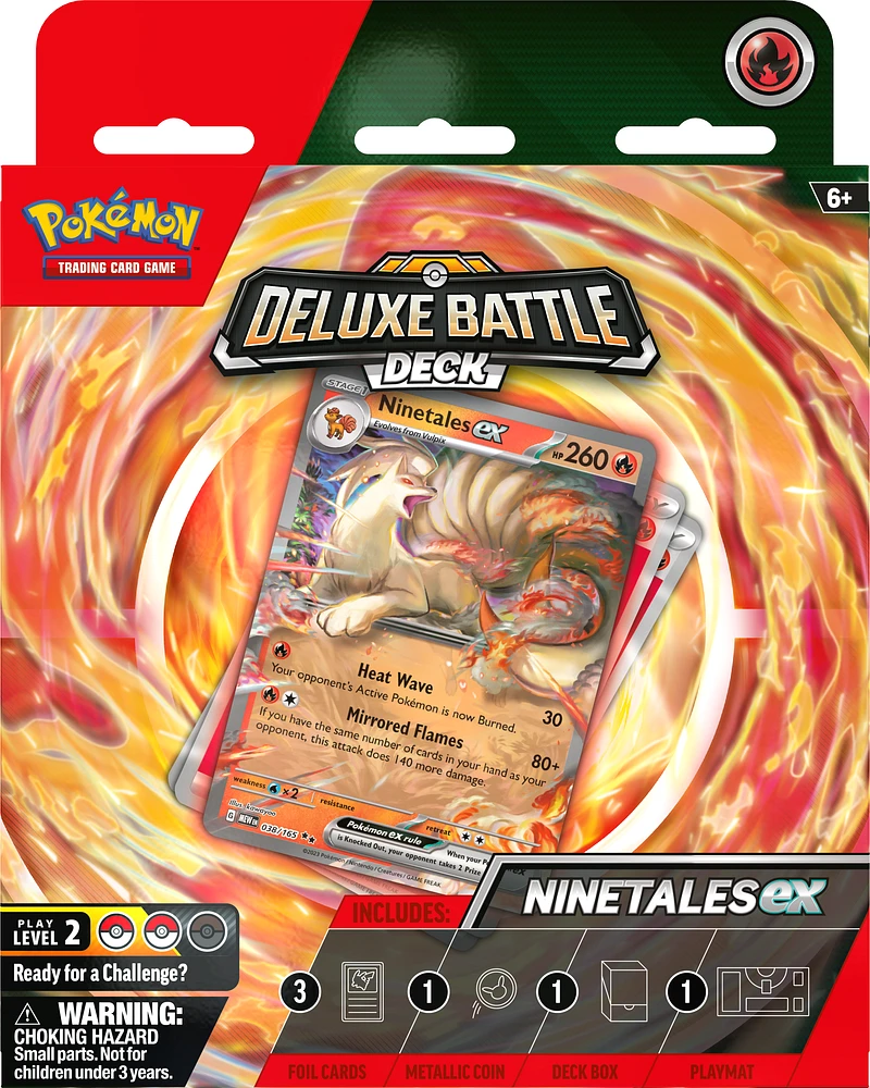 Pokemon Trading Card Game: Ninetales ex OR Zapdos ex Deluxe Battle Deck (Styles May Vary