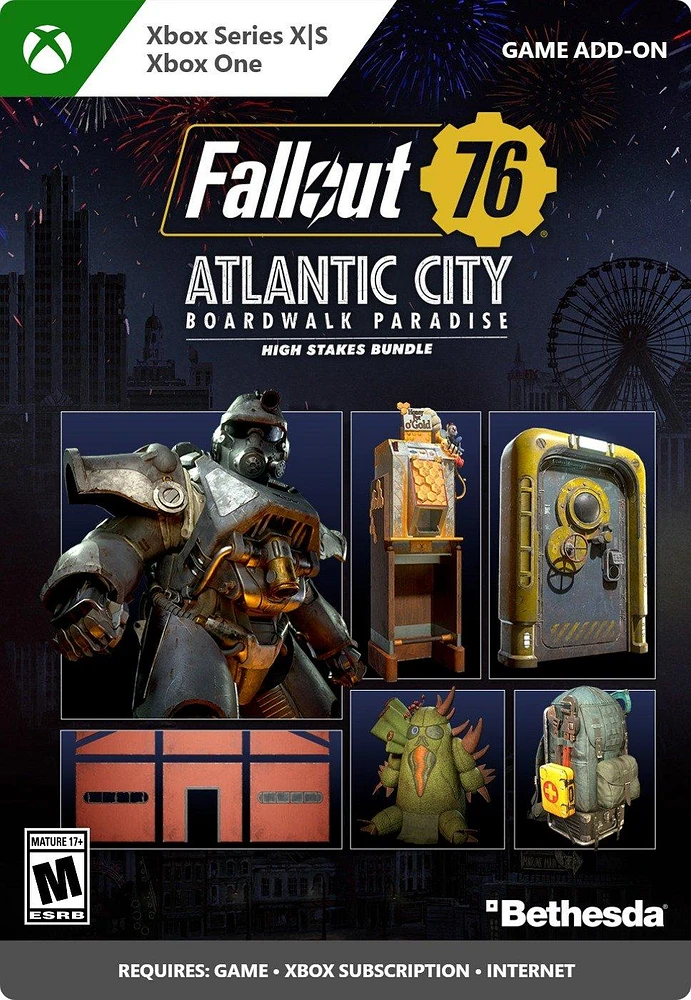 Fallout 76: Atlantic City High Stakes Bundle DLC - Xbox Series X