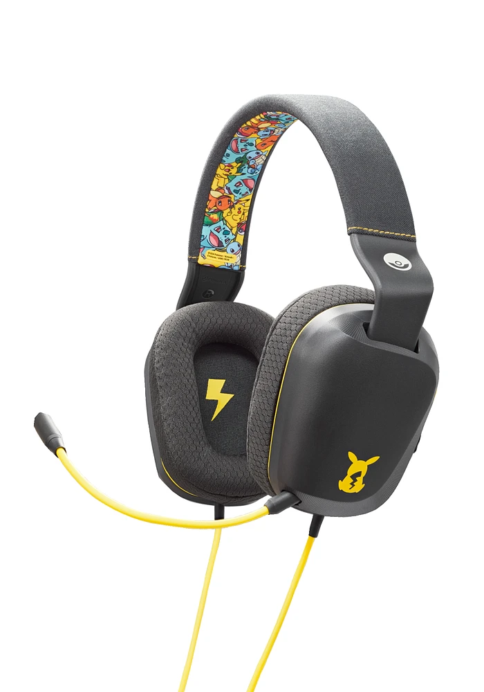 PowerA Wired Stereo Headset for Nintendo Switch Pokemon: Kanto Friends