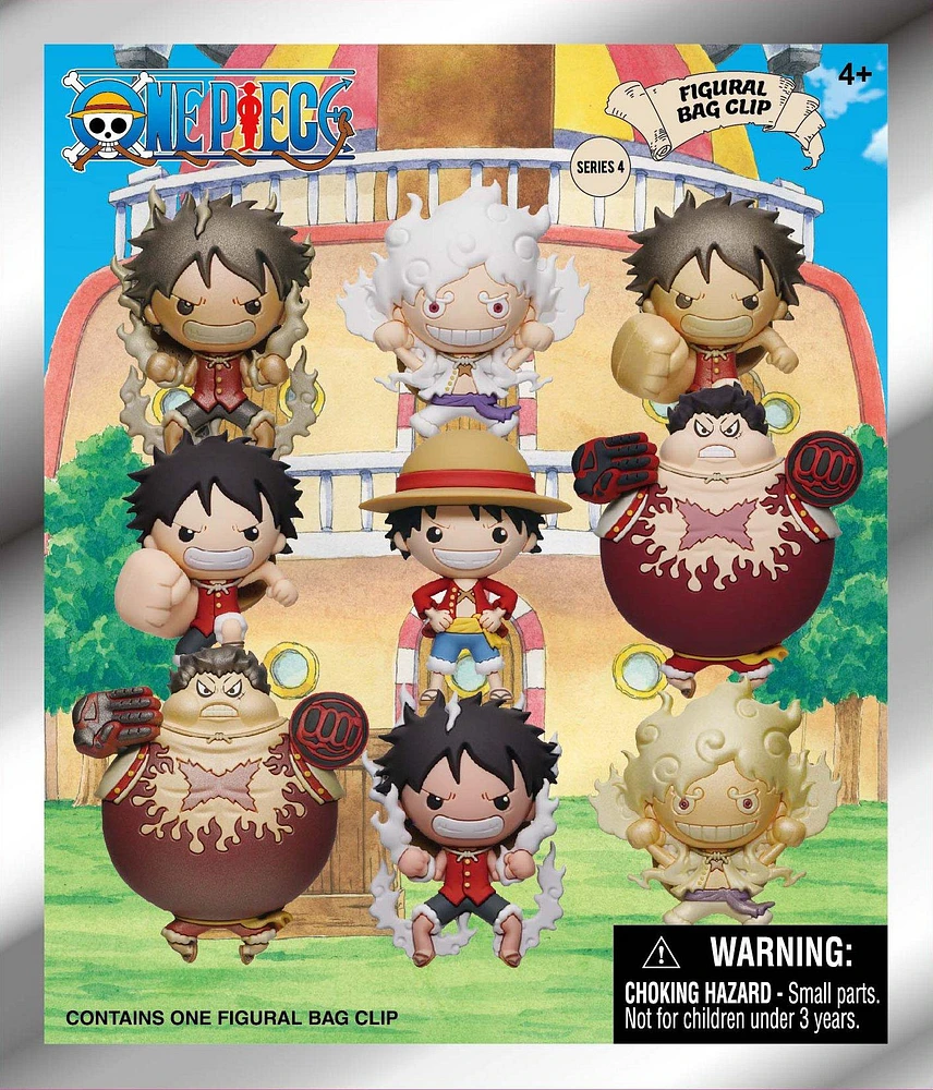 One Piece 3D Foam Bag Clip Blind Bag Series 4 (Styles May Vary