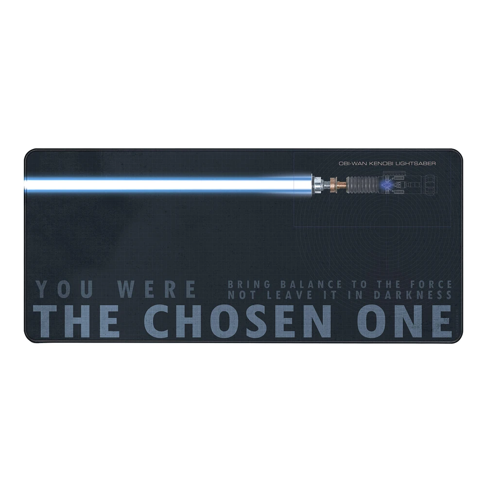 GameStop Star Wars Obi Wan Lightsaber 35-in Mouse Pad