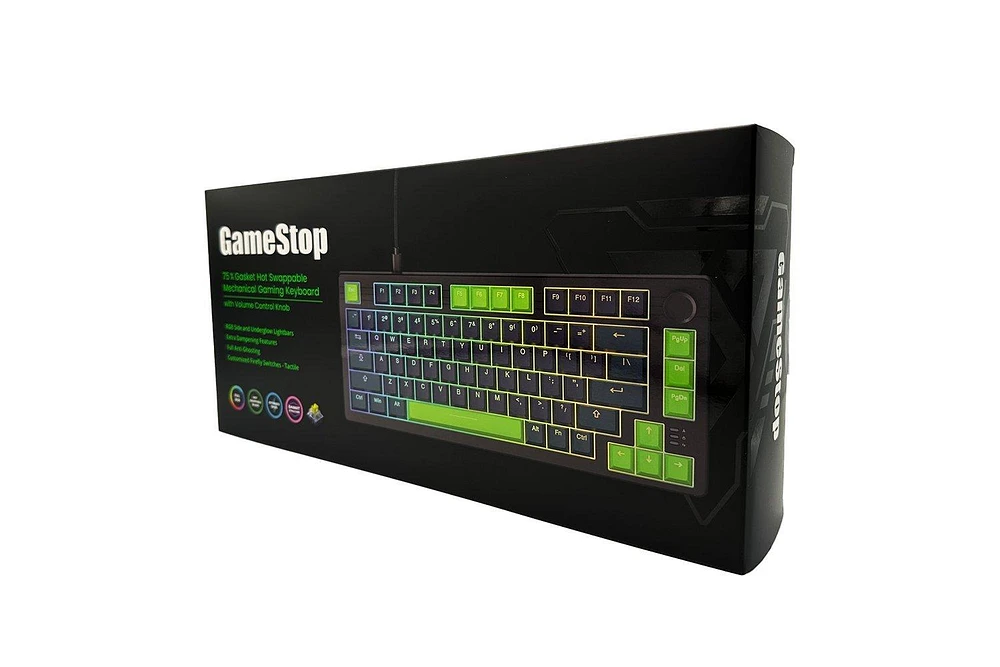 GameStop Wired 75% Hot Swappable Mechanical Keyboard
