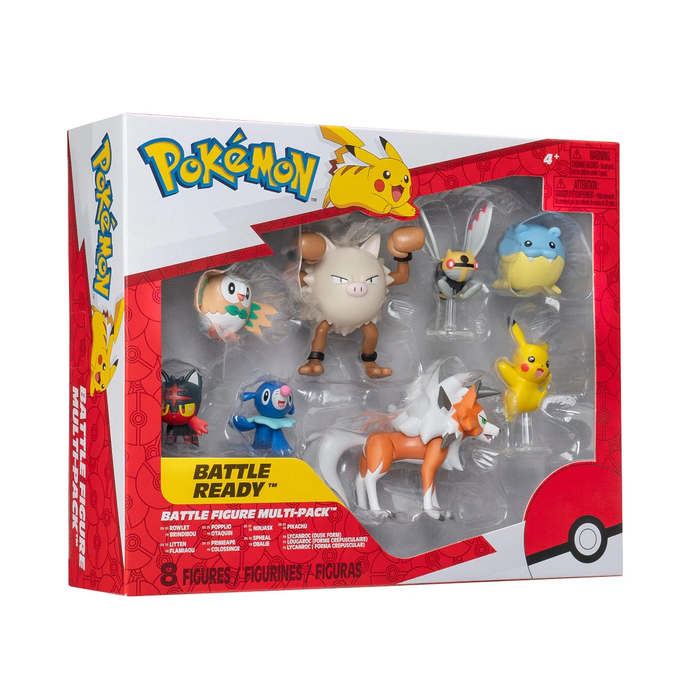 Jazwares Pokemon Battle Figure 8-Pack
