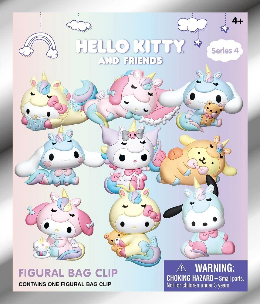 Squishmallows Hello Kitty and Friends 3.5-in Clip-On Plush (Styles May Vary
