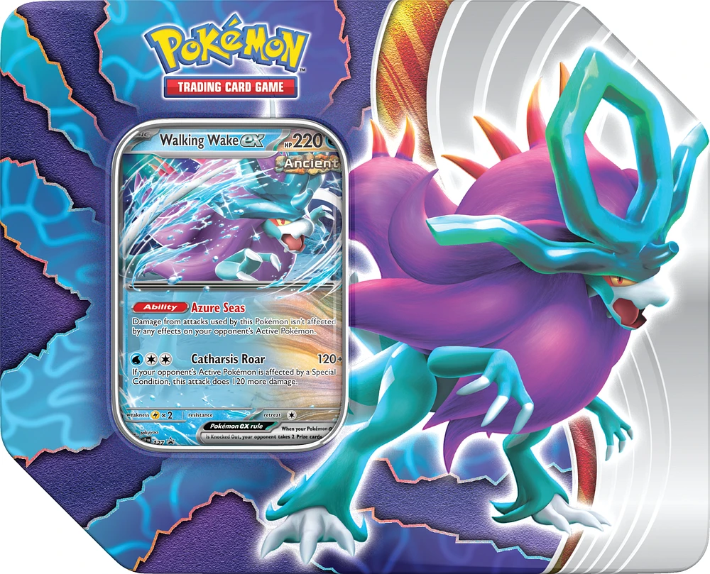 Pokemon Trading Card Game: Paradox Clash Tin (Styles May Vary