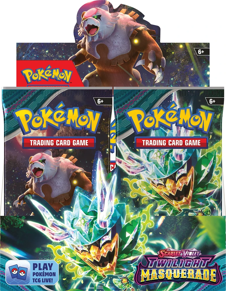 Pokemon Trading Card Game: Twilight Masquerade 36-Booster Pack Box (Styles May Vary