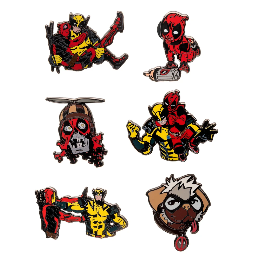 Marvel Deadpool and Wolverine Blind Box Enamel Pin GameStop Exclusive (Styles May Vary