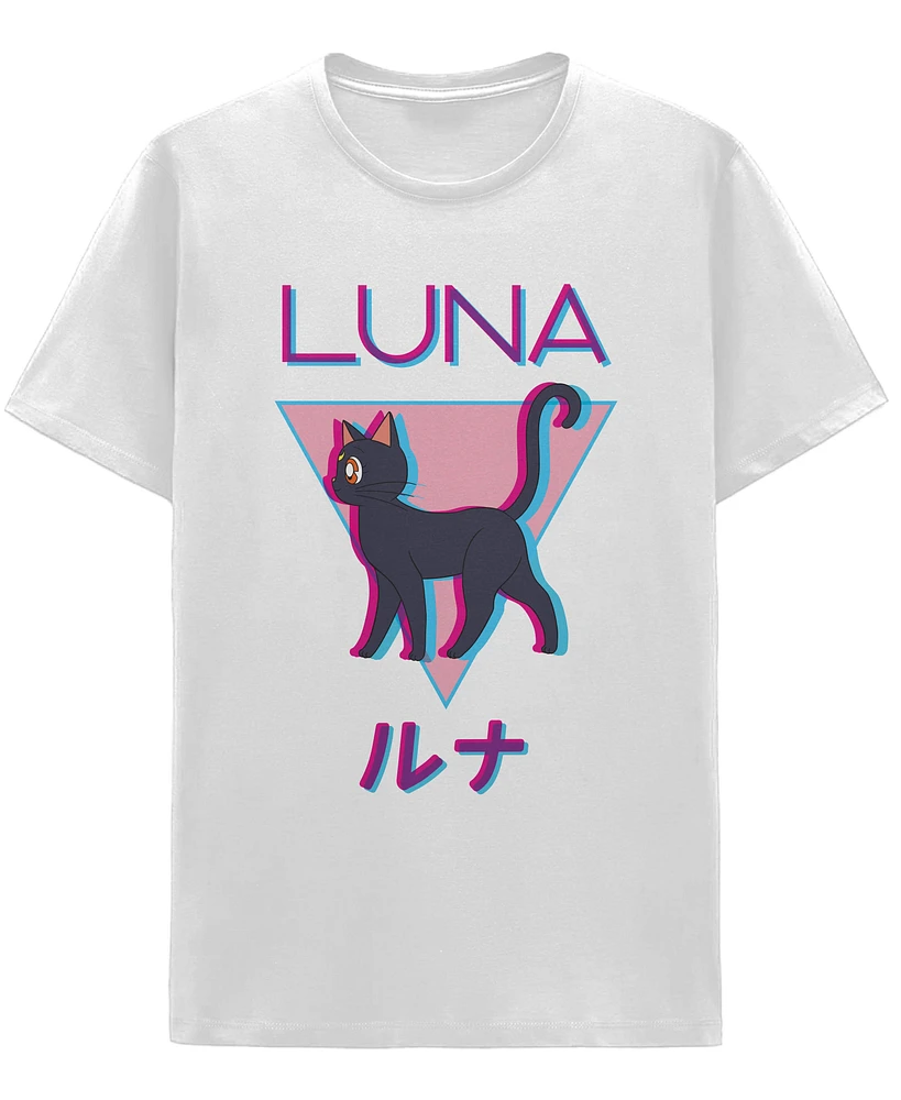 Sailor Moon Luna White Graphic Unisex Short Sleeve T-Shirt
