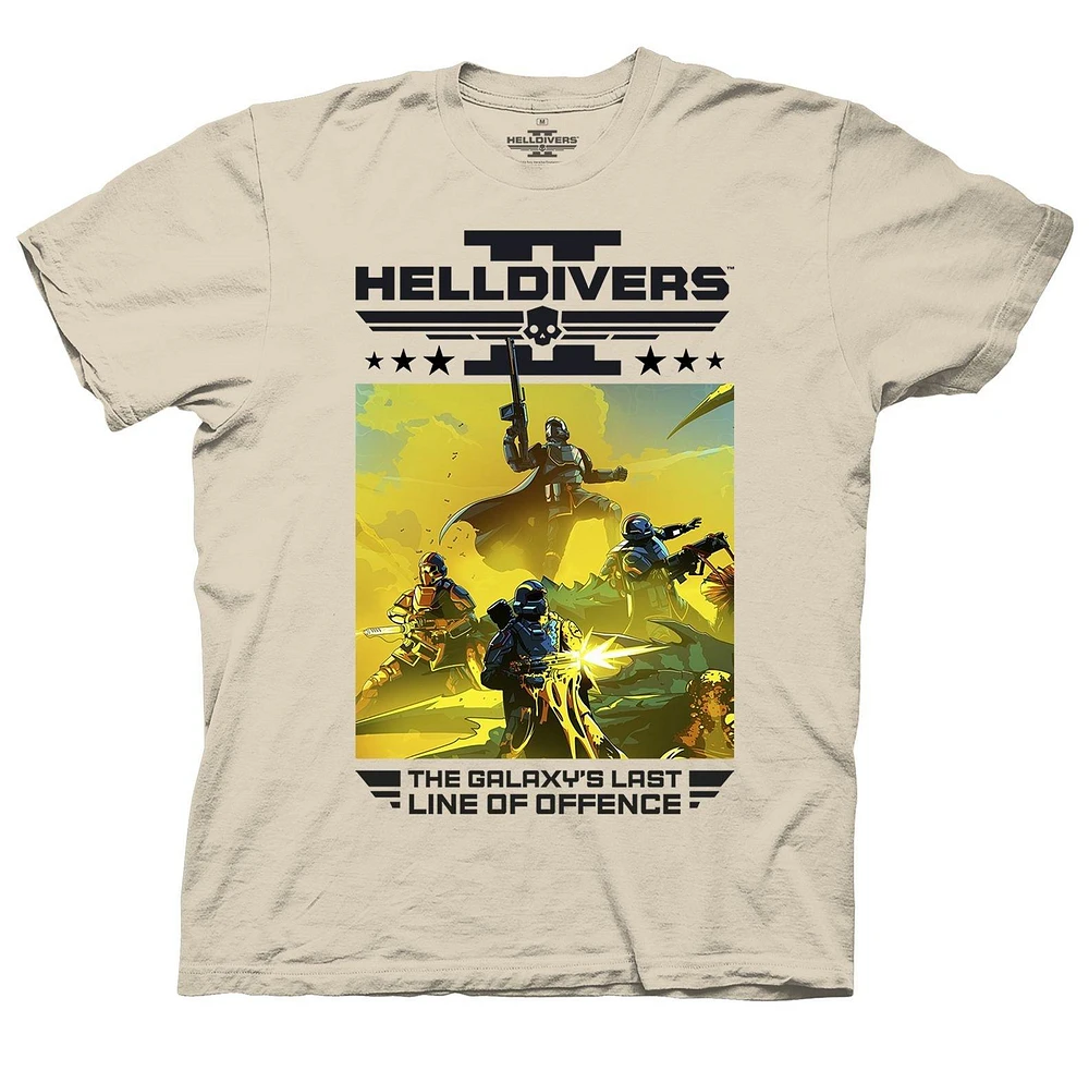 Helldivers Last Line of Offense Unisex T-Shirt GameStop Exclusive