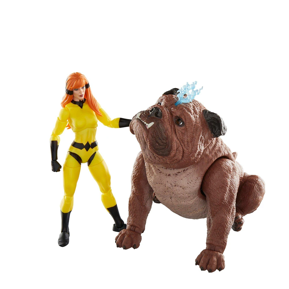 Hasbro Marvel Legends Marvel's Crystal and Lockjaw Figure Set