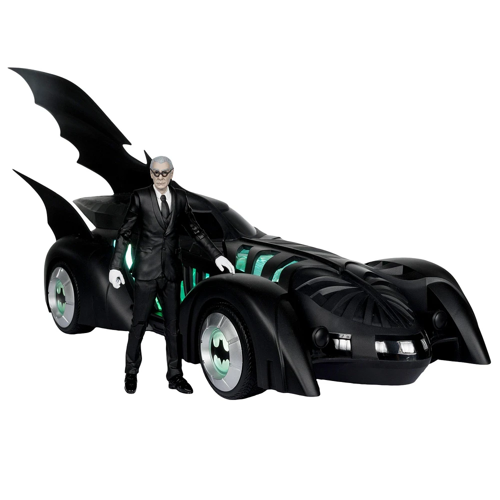 McFarlane Toys DC Multiverse Vehicles Batman Forever Batmobile and Alfred Figure Set