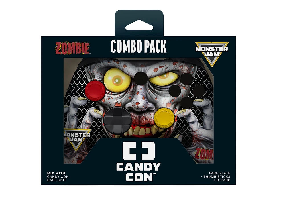CANDY CON Monster Jam Combo Pack Licensed Controller Kit GameStop Exclusive Zombie
