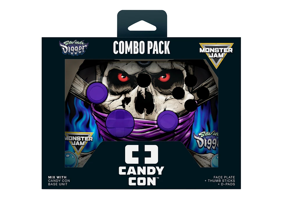 CANDY CON Monster Jam Combo Pack Licensed Controller Kit GameStop Exclusive Son Uva