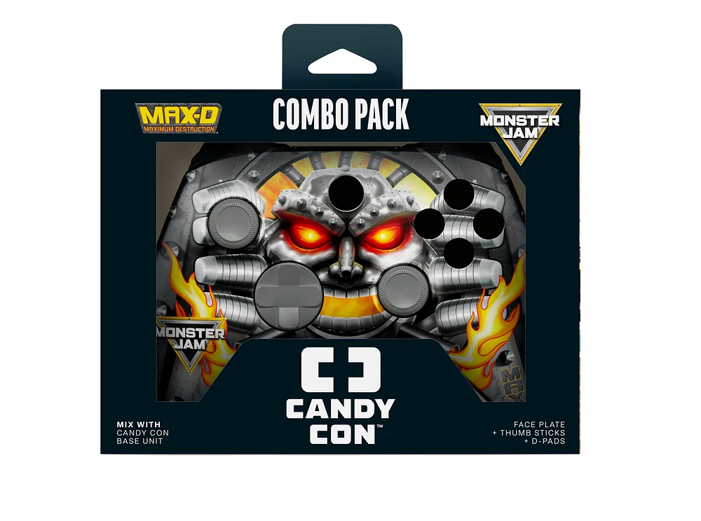 CANDY CON Monster Jam Combo Pack Licensed Controller Kit GameStop Exclusive Max-D