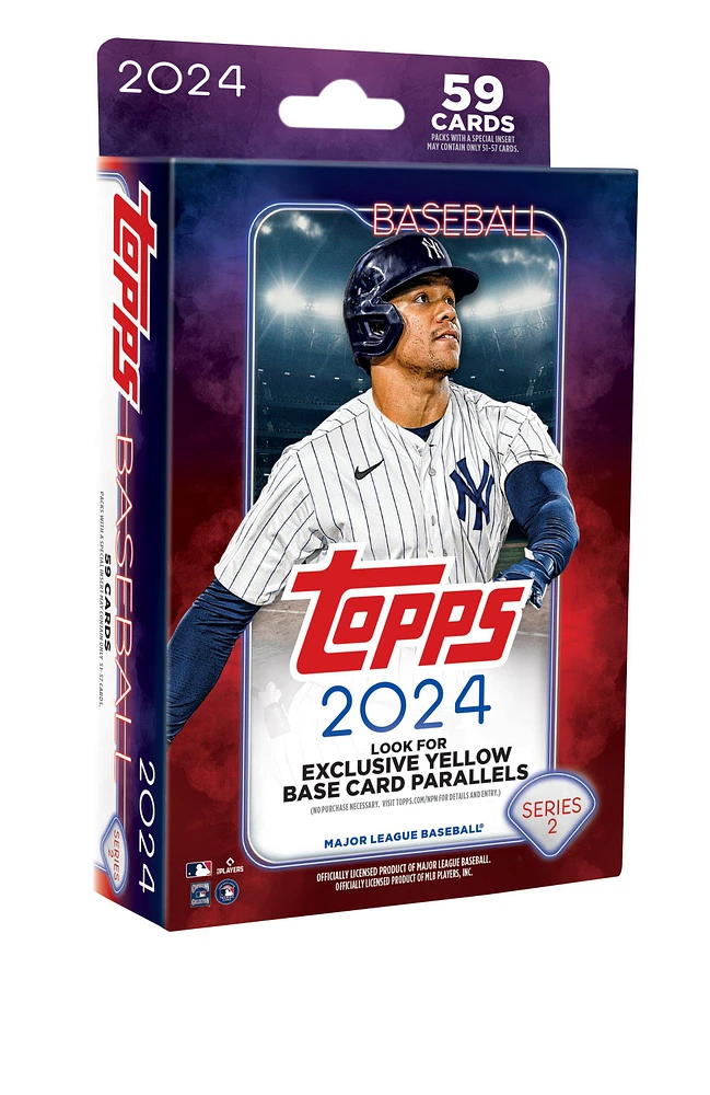 Topps 2024 MLB Baseball Trading Cards Series 2 Hanger Pack (59 Cards)