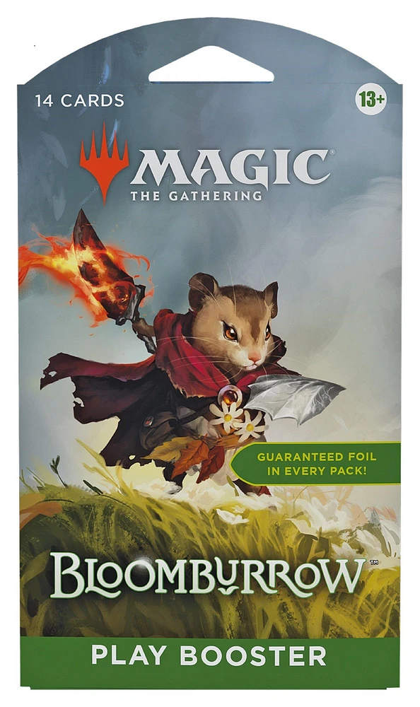 Magic: the Gathering Bloomburrow Play Booster Sleeve Pack (14 Magic Cards)