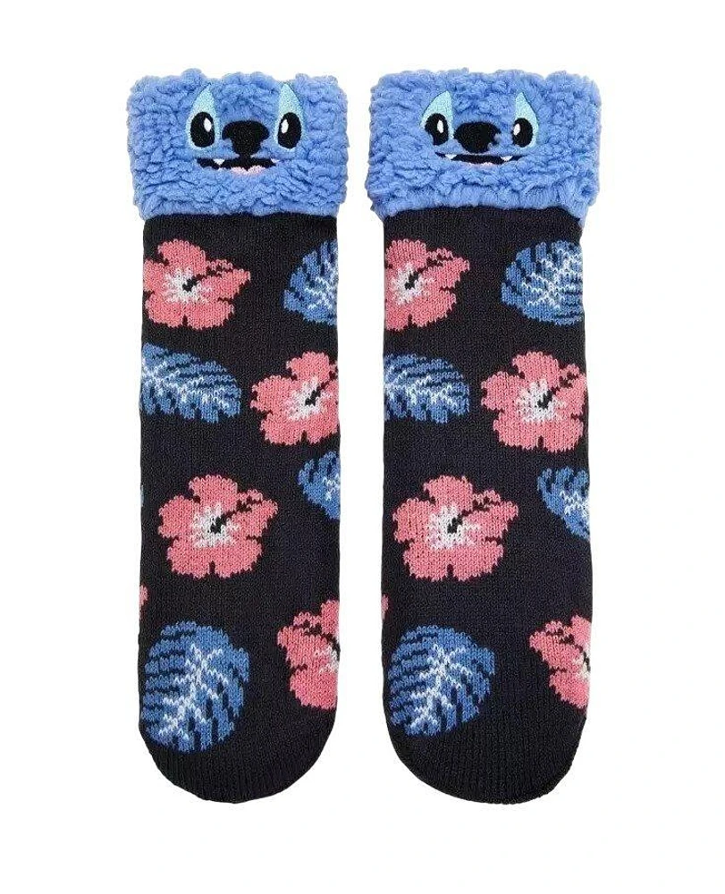 Disney Lilo and Stitch - Stitch Sherpa Lined Slipper Socks