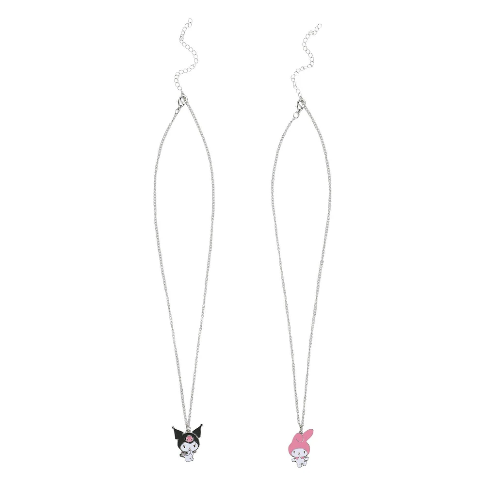 Sanrio Hello Kitty Kuromi Best Friends Necklace Set