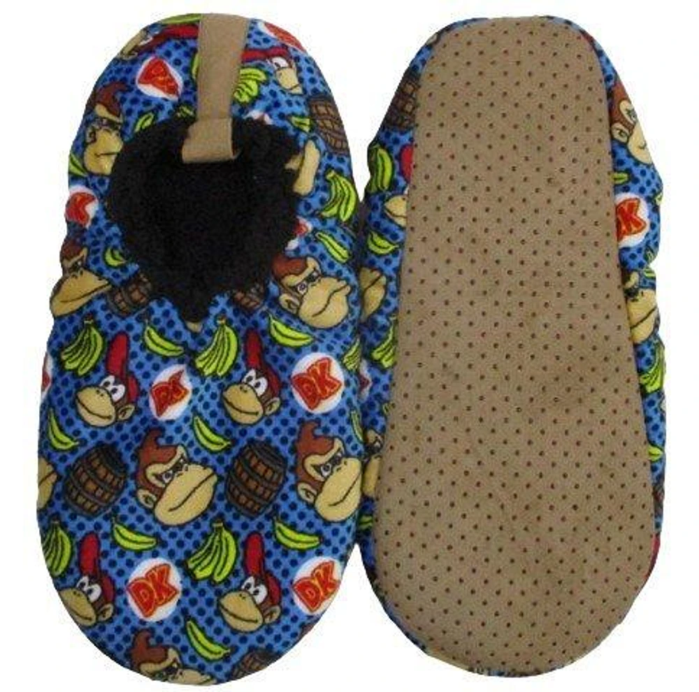 Fuzzy Babba Donkey Kong Figural Slipper Socks