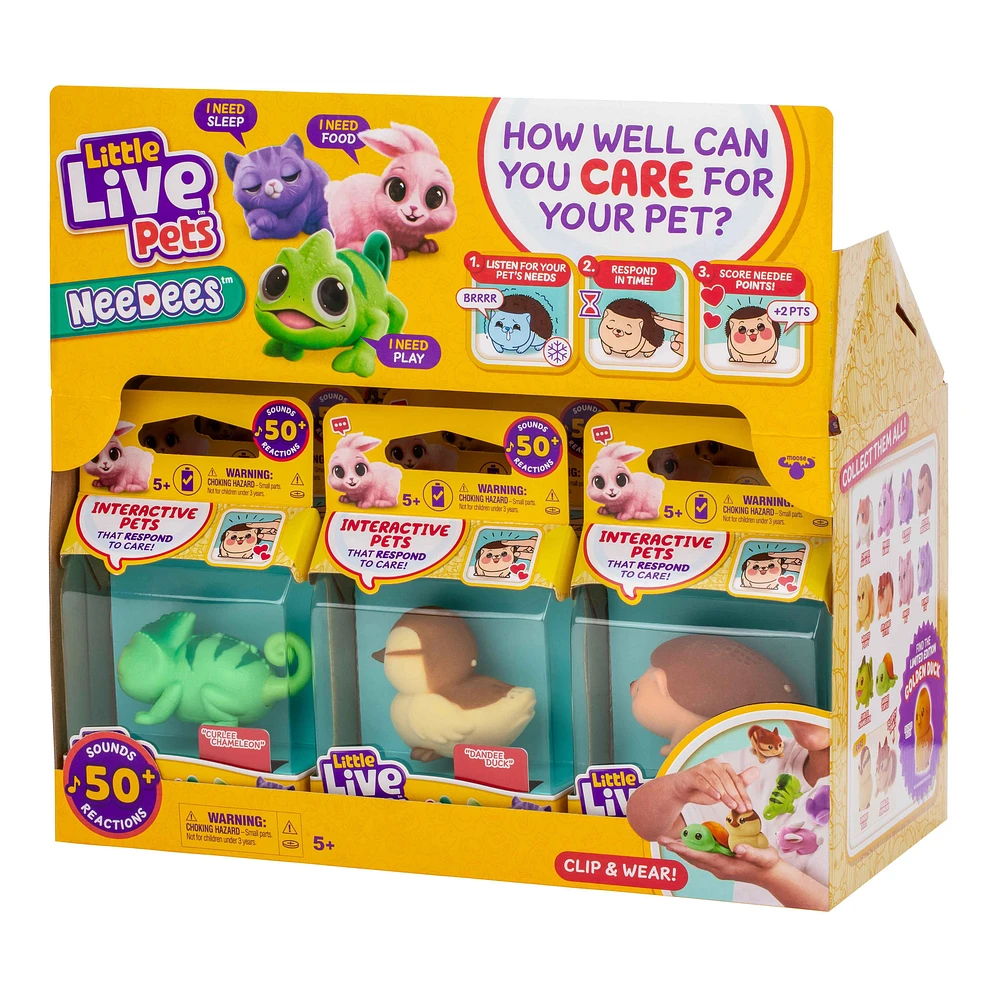 Little Live Pets NeeDees Single Pack (Styles May Vary)