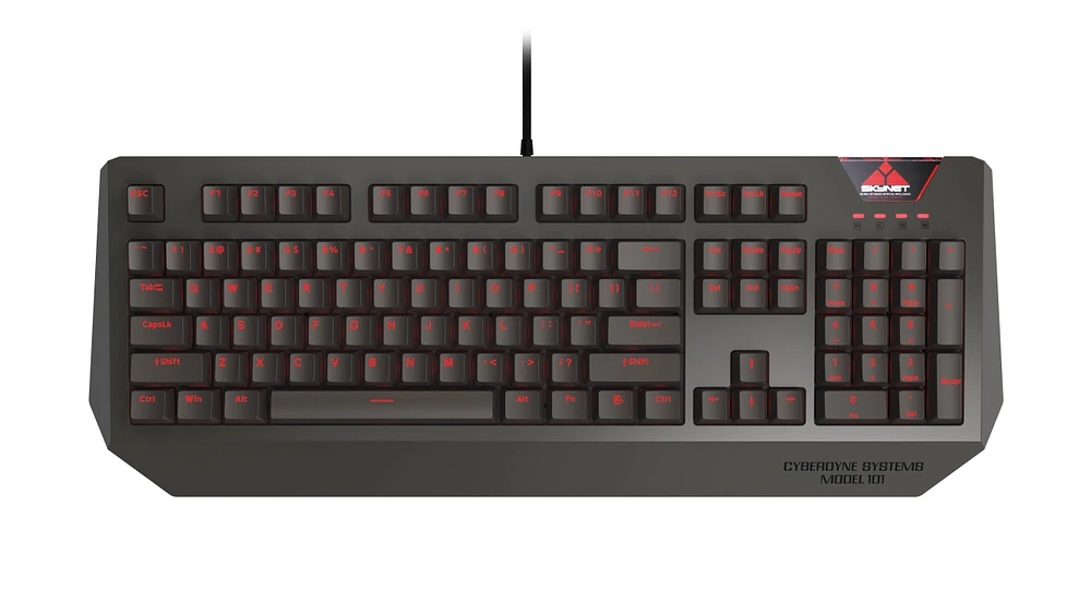 Terminator 40th Anniversary SKYNET LED Keyboard GameStop Exclusive