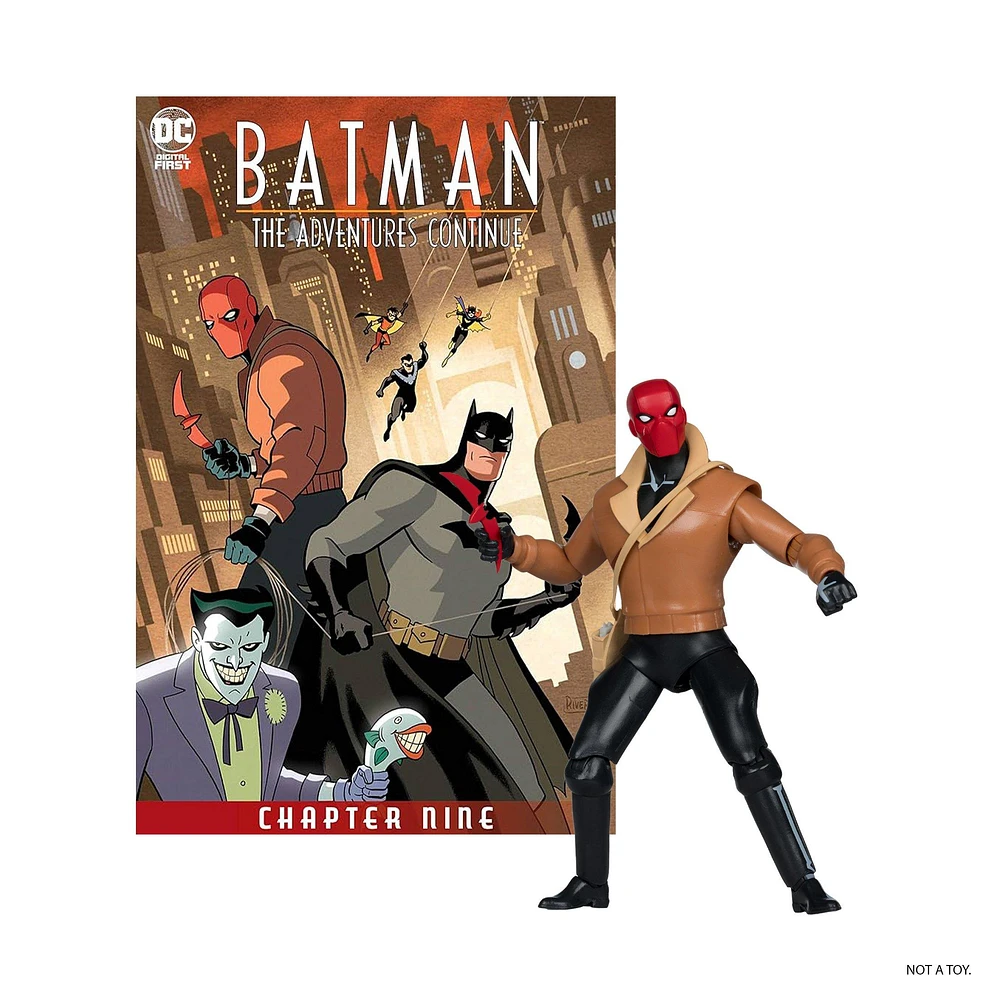 McFarlane Toys DC Direct Batman: The Adventures Continue Red Hood 6-in Action Figure with Comic